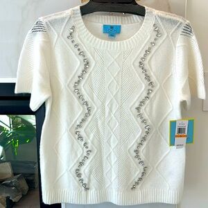 CeCe jeweled sweater